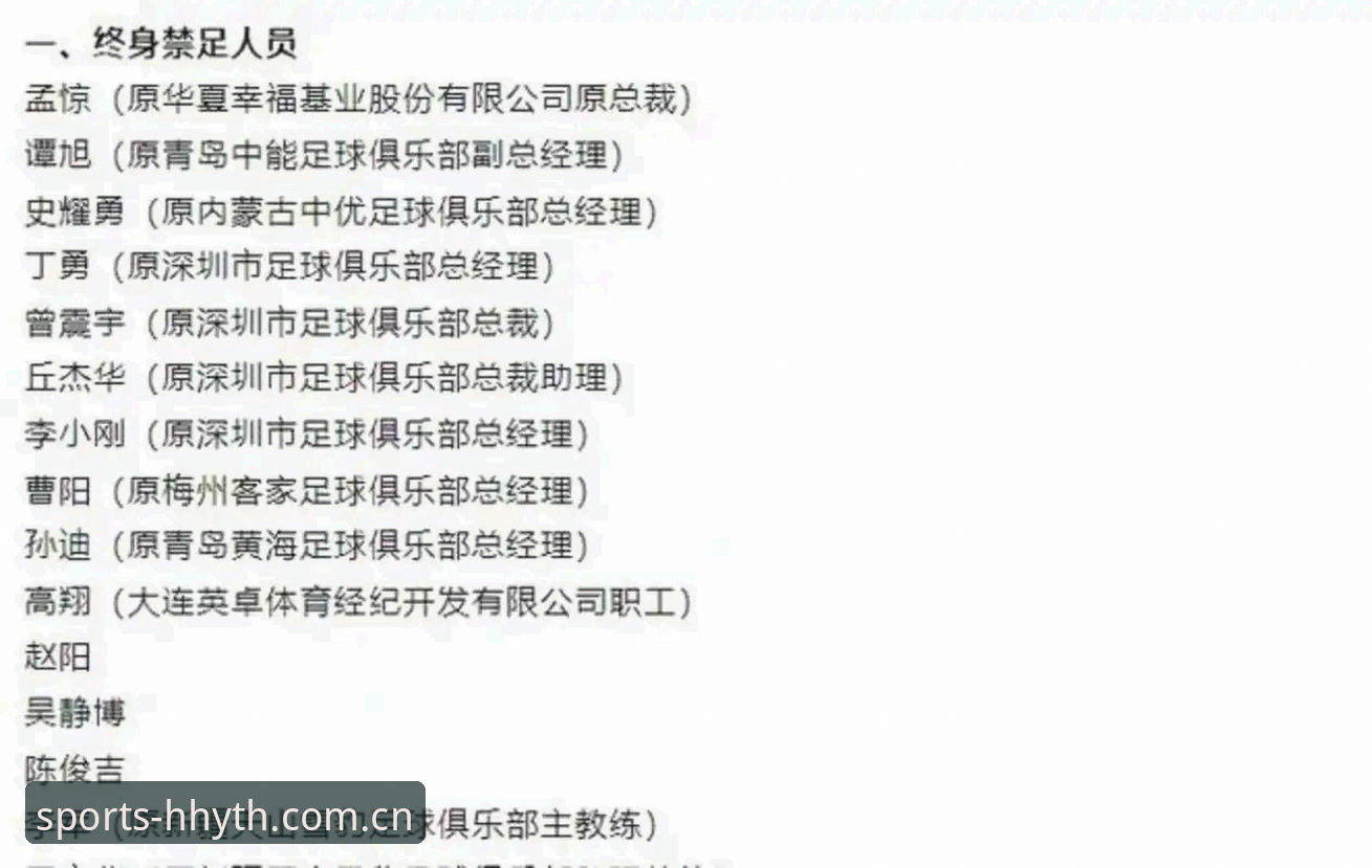 HHYTH app官网下载不了怎么办 中国足协第三批禁足名单深度解读:在浩瀚体育平台全面了解行业整顿动态